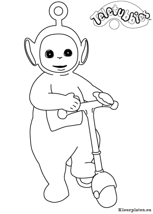 Teletubbies kleurplaten