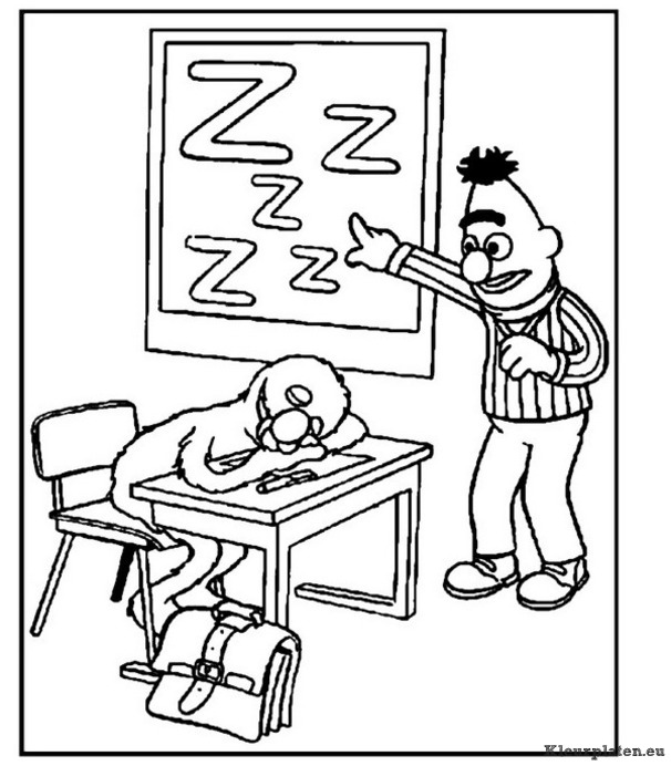 Terug naar school kleurplaten