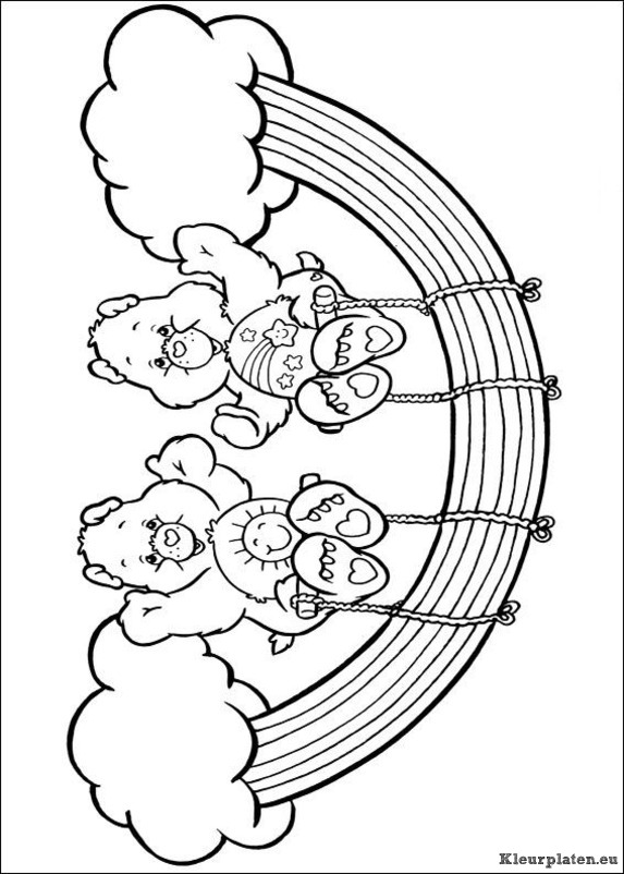 Troetelbeertjes kleurplaten