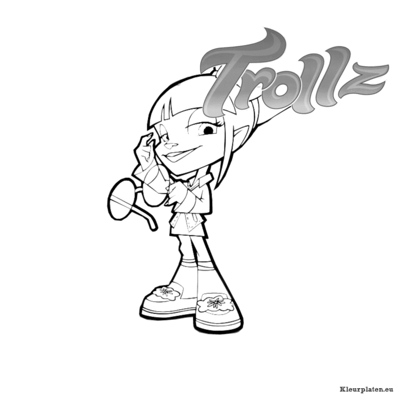 Trollz kleurplaten