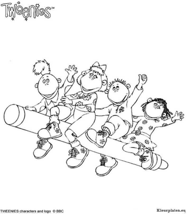 Tweenies kleurplaten