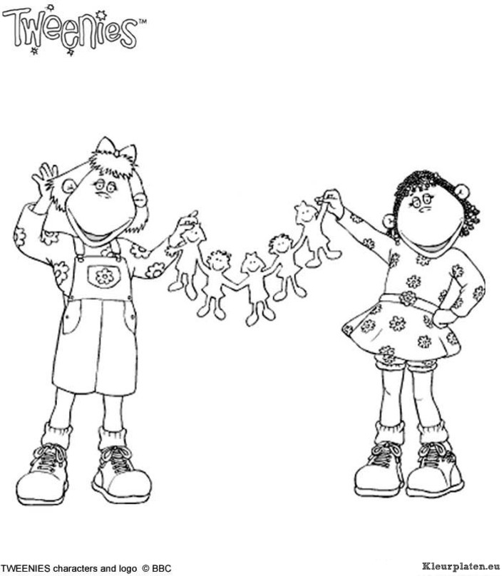 Tweenies kleurplaten