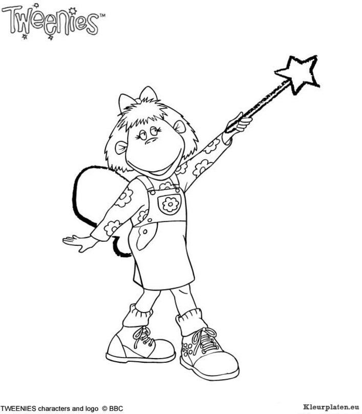 Tweenies kleurplaten