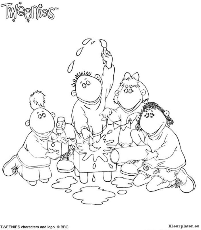 Tweenies kleurplaten