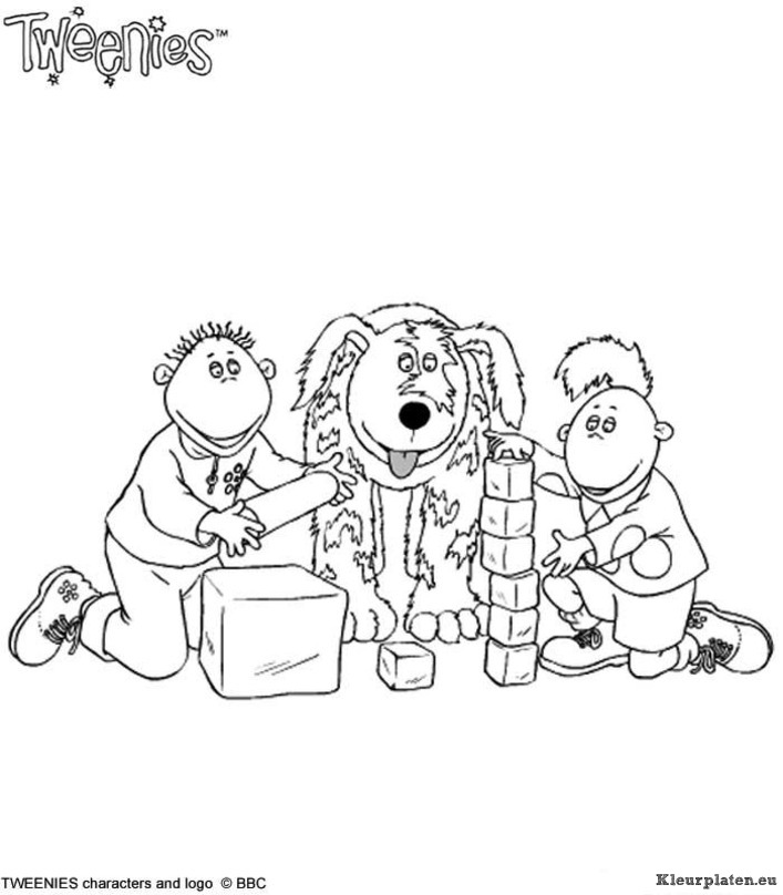 Tweenies kleurplaten