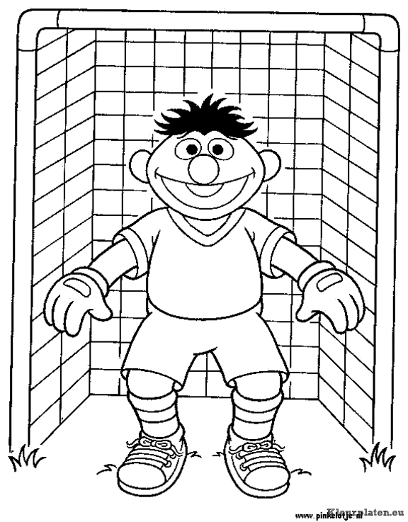 Voetbal kleurplaten