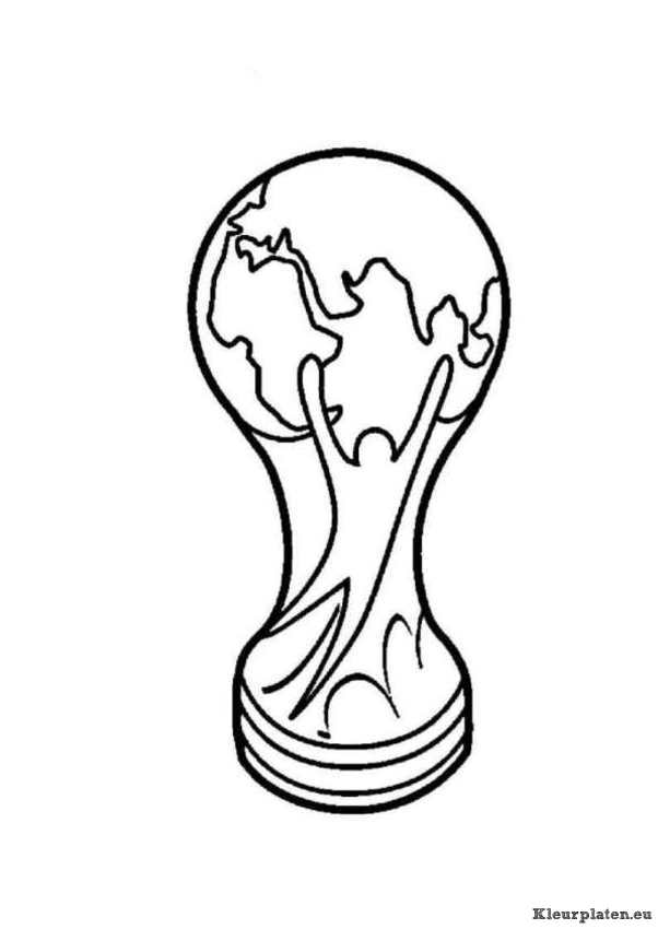Voetbal kleurplaten