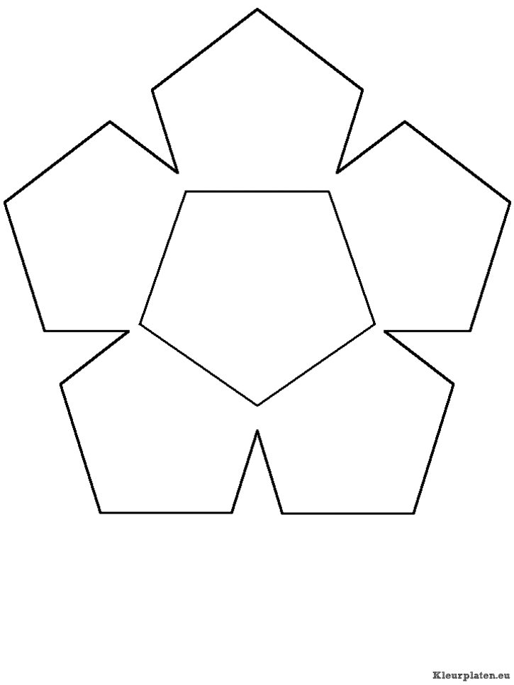 Vormen kleurplaat