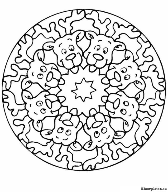 Mandala Algemeen Kleurplaten Kleurplaten.eu