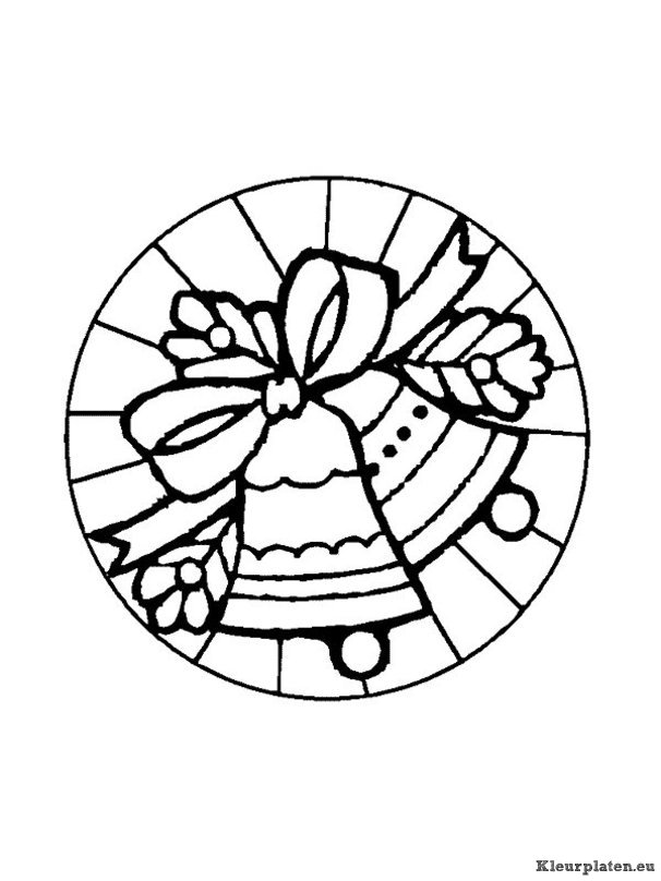 Mandala kerstmis kleurplaten