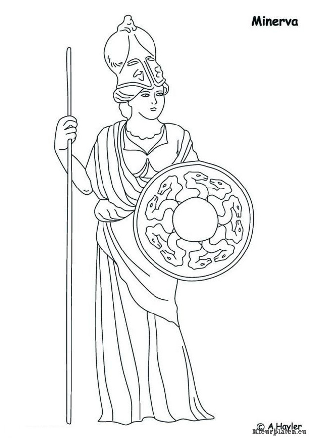 Romeinse tijd kleurplaat