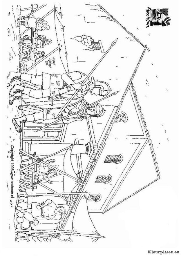 Romeinse tijd kleurplaat