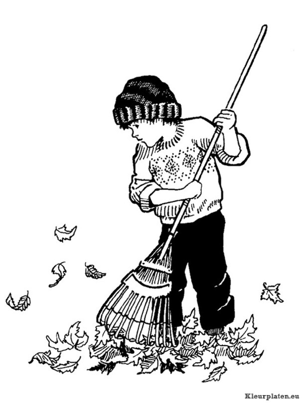 Herfst kleurplaten