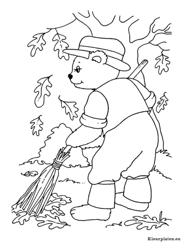 Herfst kleurplaten