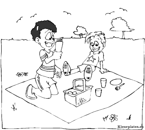 Zomer kleurplaten