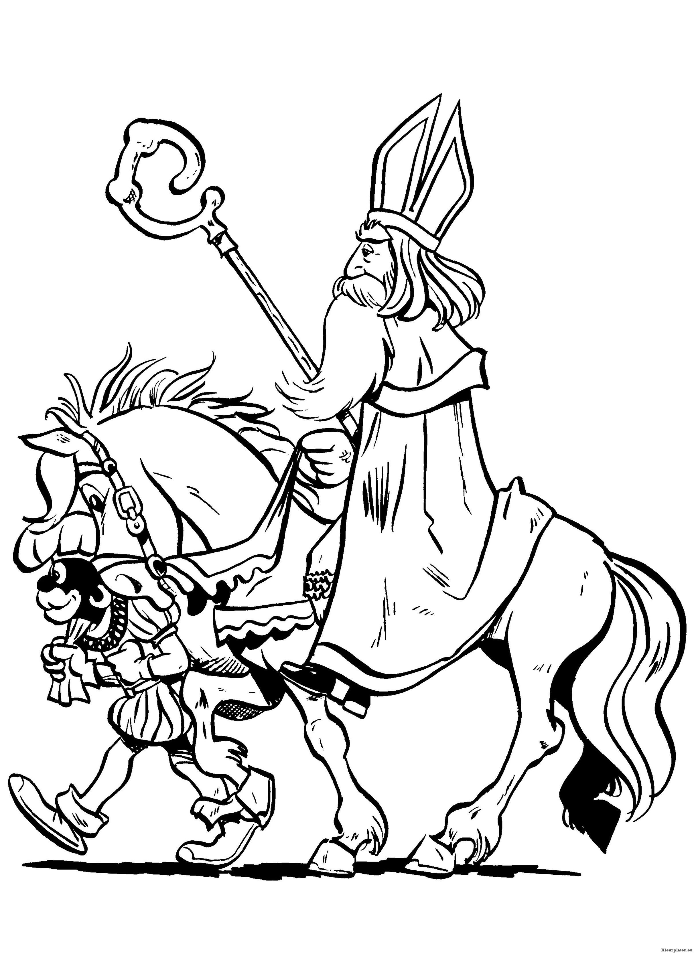 Sinterklaas overig kleurplaten