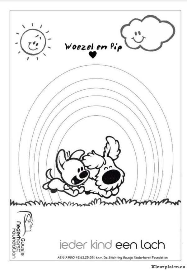 Woezel en pip kleurplaat 52312 kleurplaat