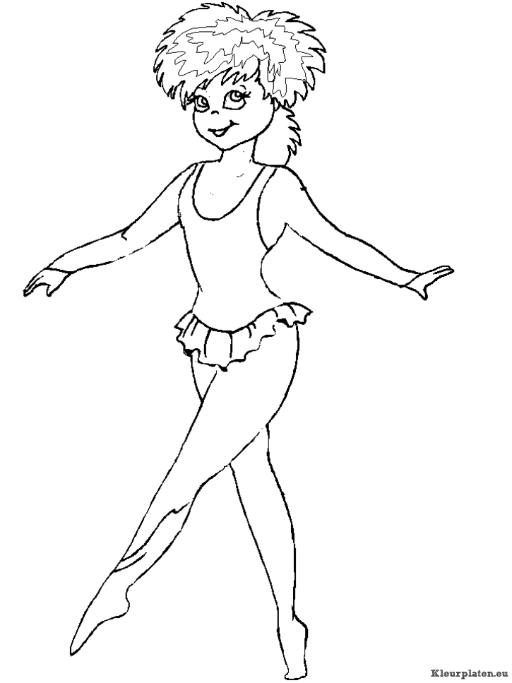 Ballet kleurplaten