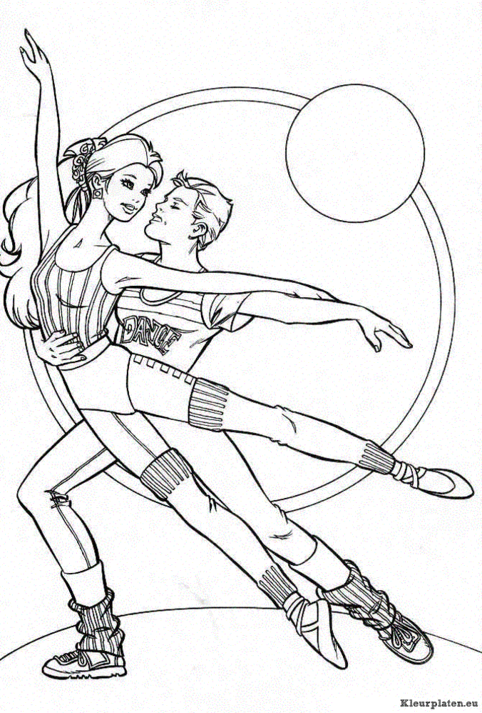 Ballet kleurplaten