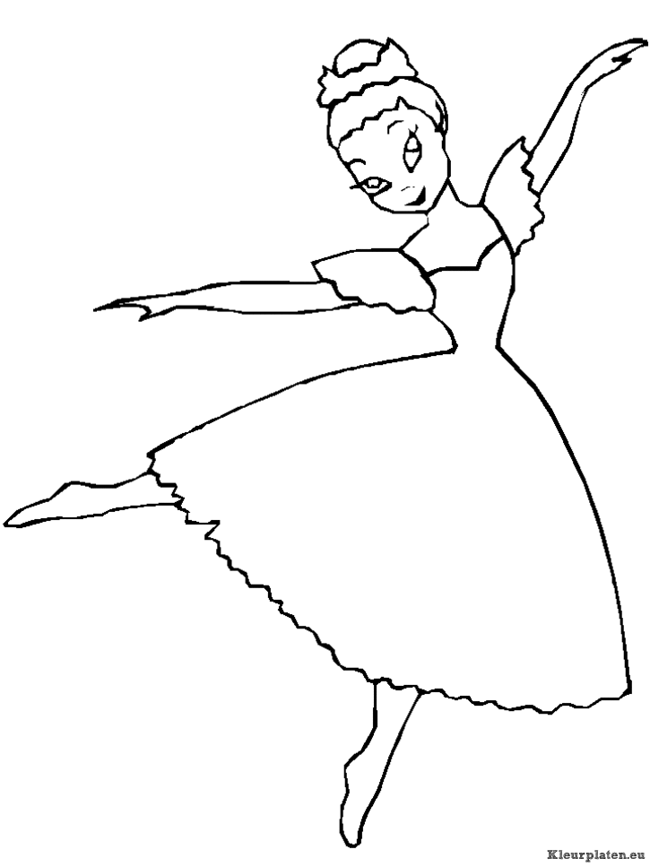 Ballet kleurplaten