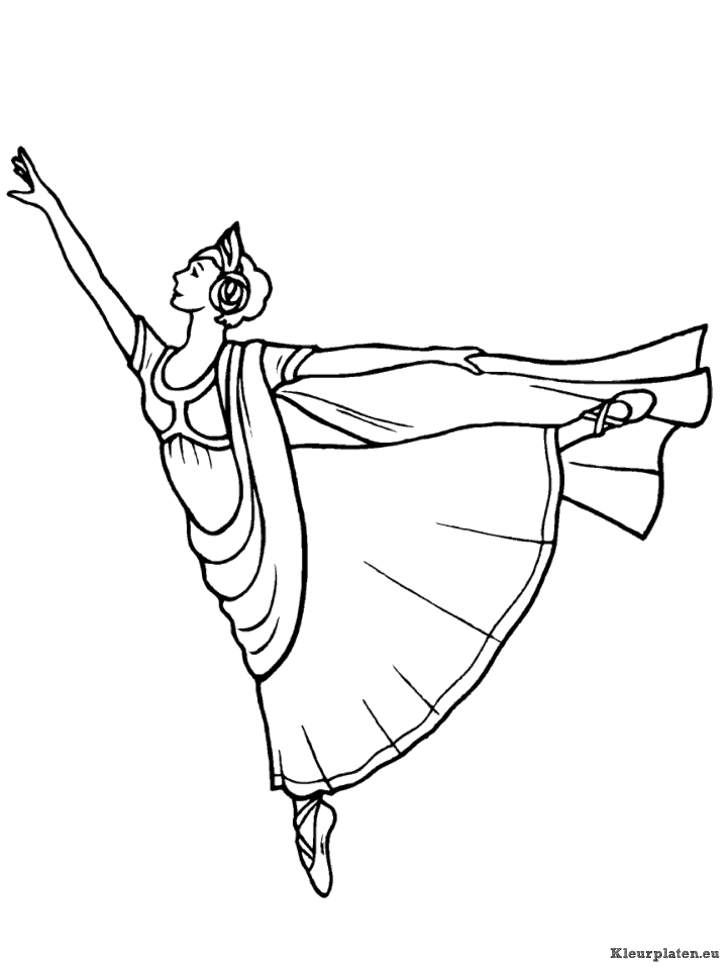 Ballet kleurplaten