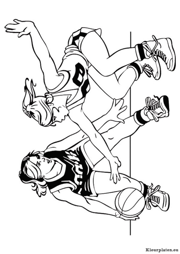 Basketbal kleurplaten