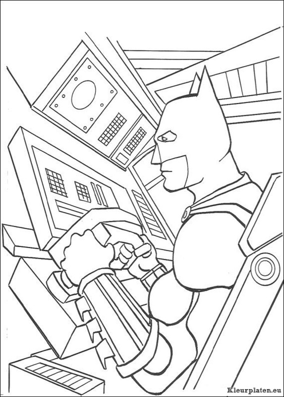Batman kleurplaten