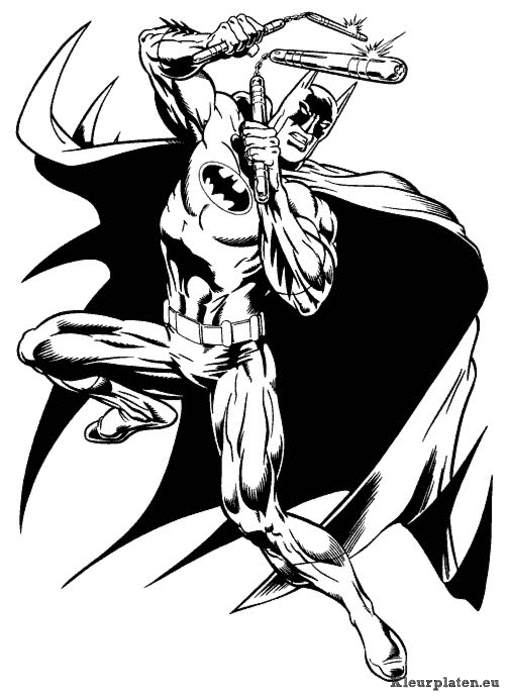Batman kleurplaten