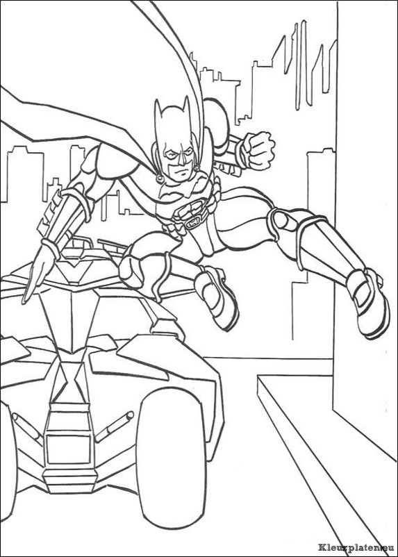 Batman kleurplaten