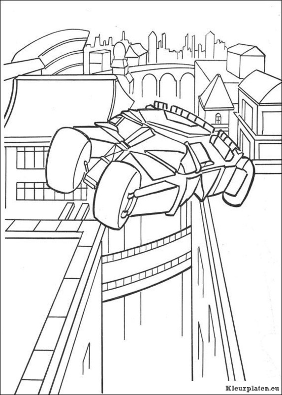 Batman kleurplaten