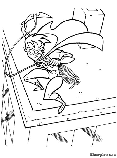 Batman kleurplaten