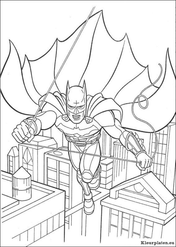 Batman kleurplaten