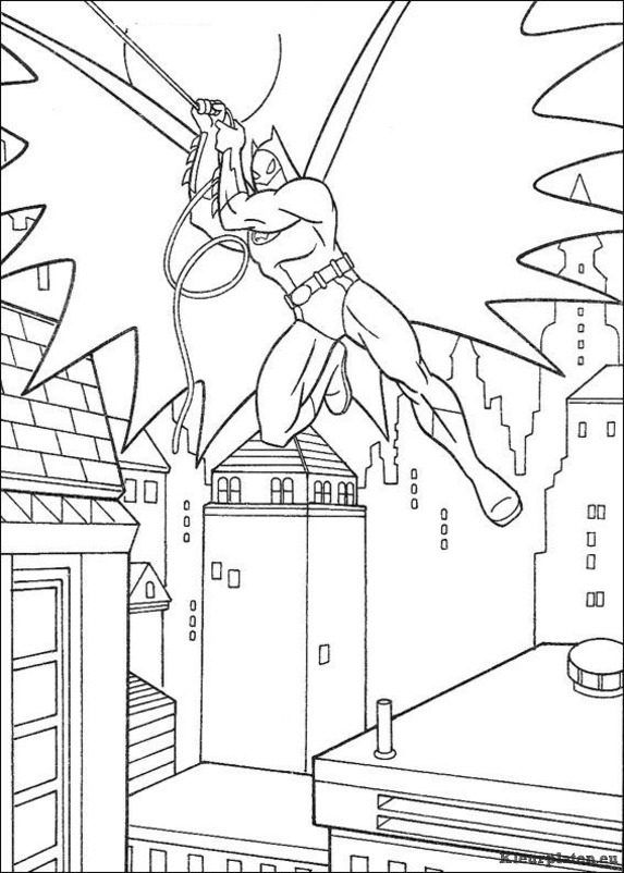 Batman kleurplaten