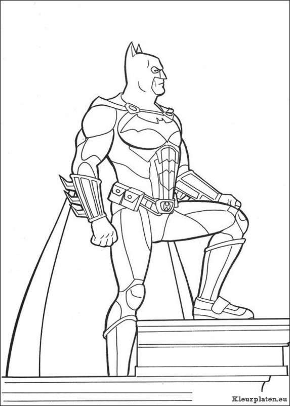 Batman kleurplaten
