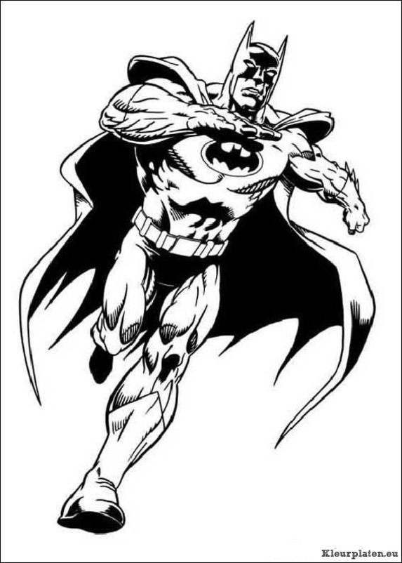 Batman kleurplaten