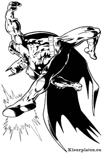 Batman kleurplaten