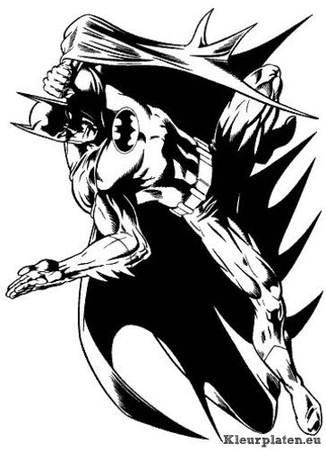 Batman kleurplaten
