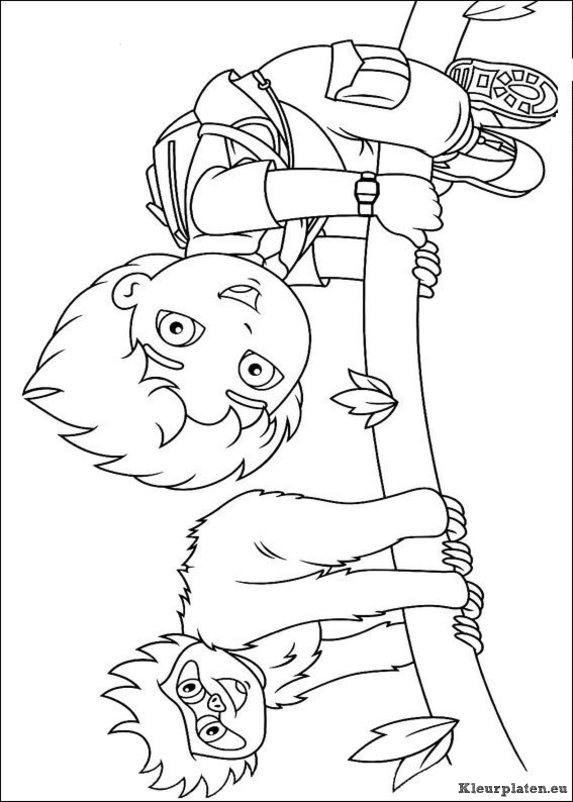 Diego go diego go kleurplaten
