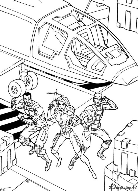Gi joe kleurplaten