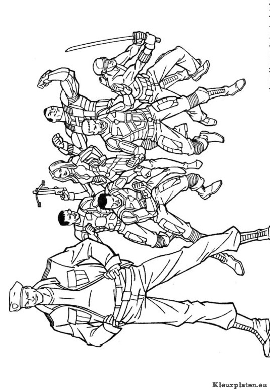 Gi joe kleurplaten