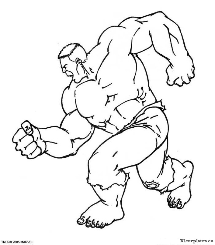 Hulk kleurplaten