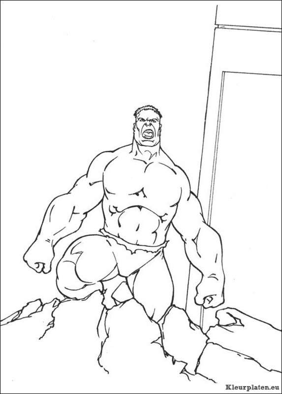 Hulk kleurplaten
