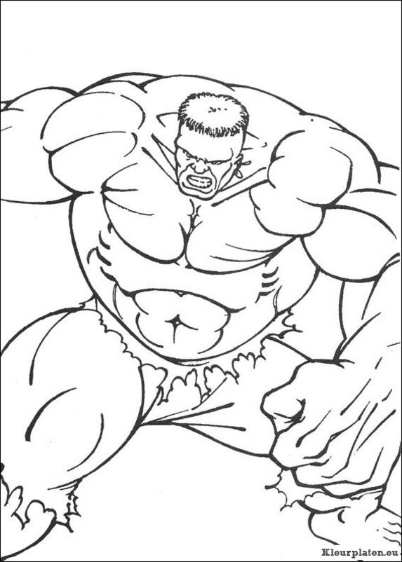 Hulk kleurplaten