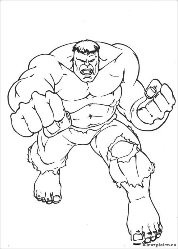 Hulk kleurplaten