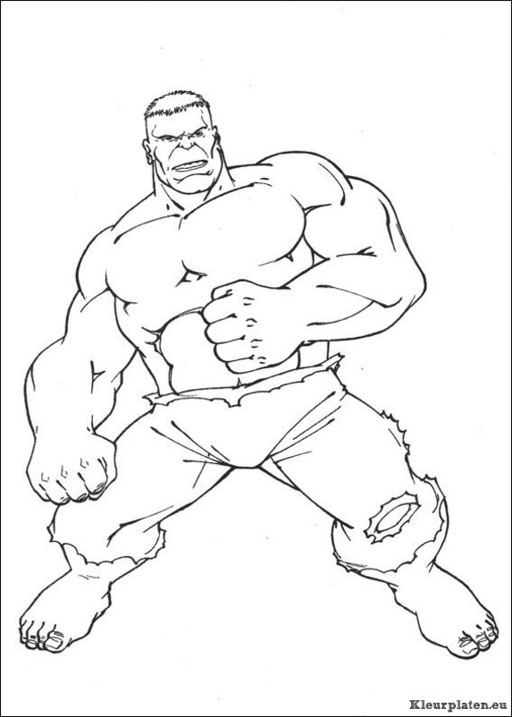 Hulk kleurplaten