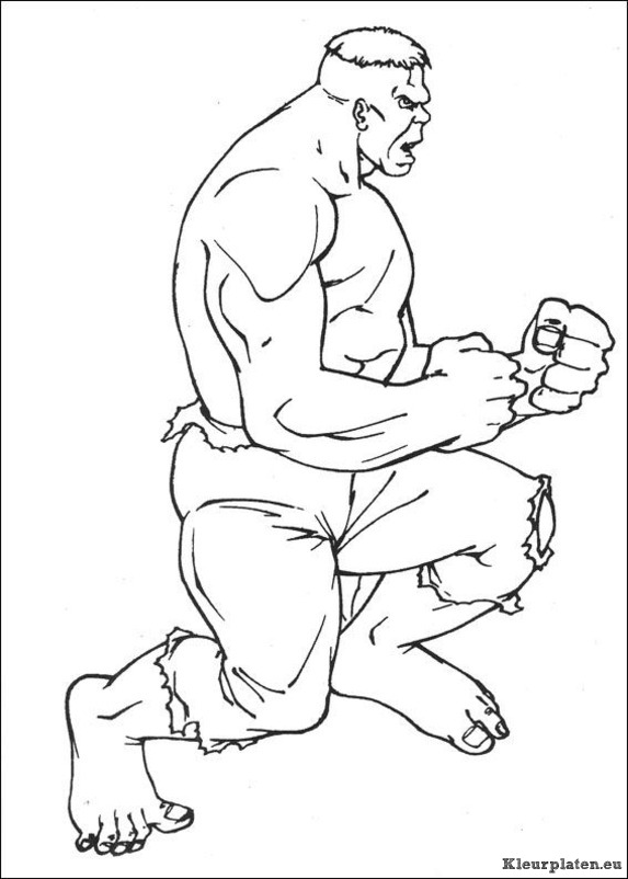 Hulk kleurplaten