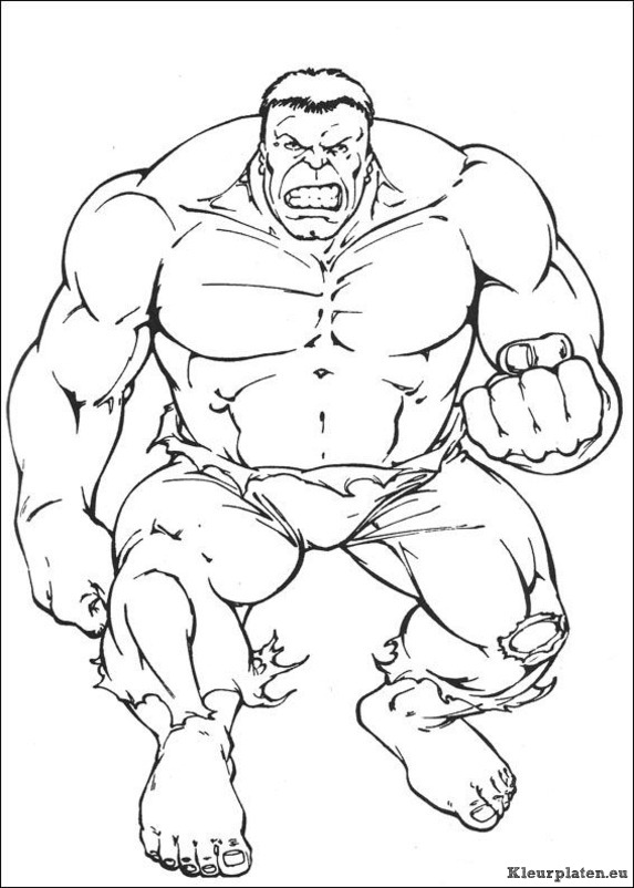 Hulk kleurplaten