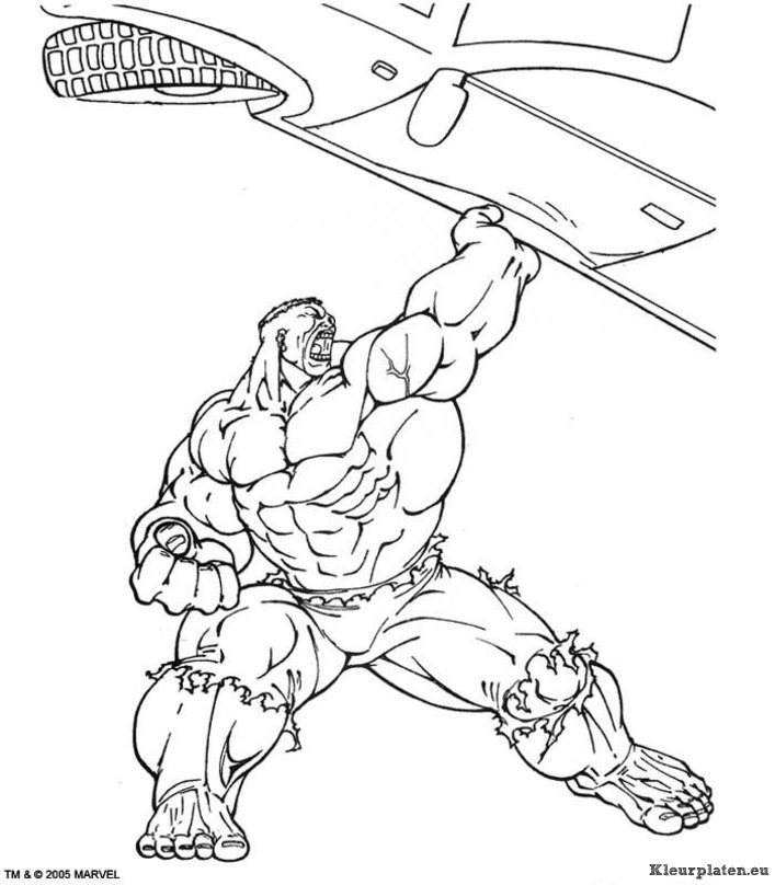 Hulk kleurplaten