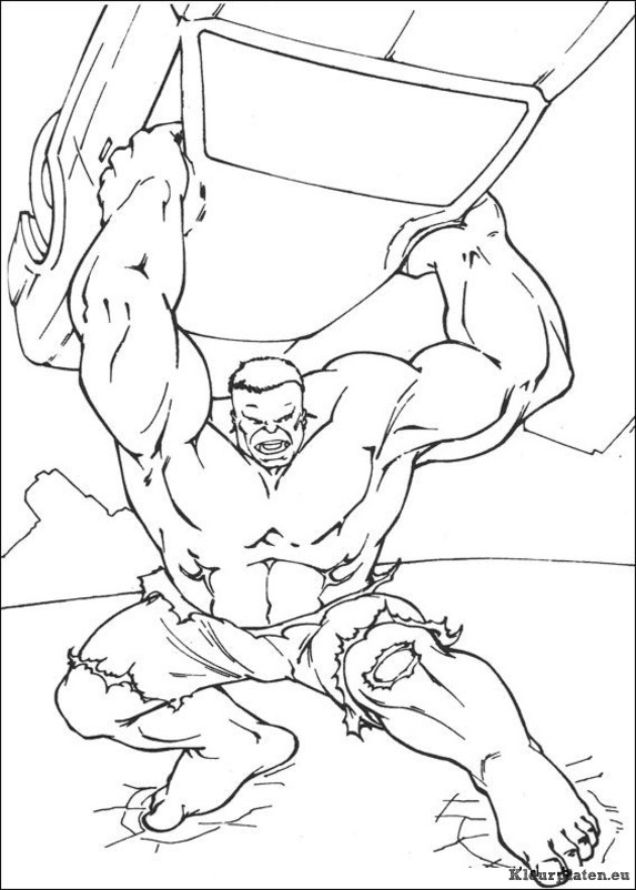 Hulk kleurplaten