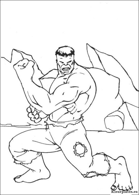 Hulk kleurplaten